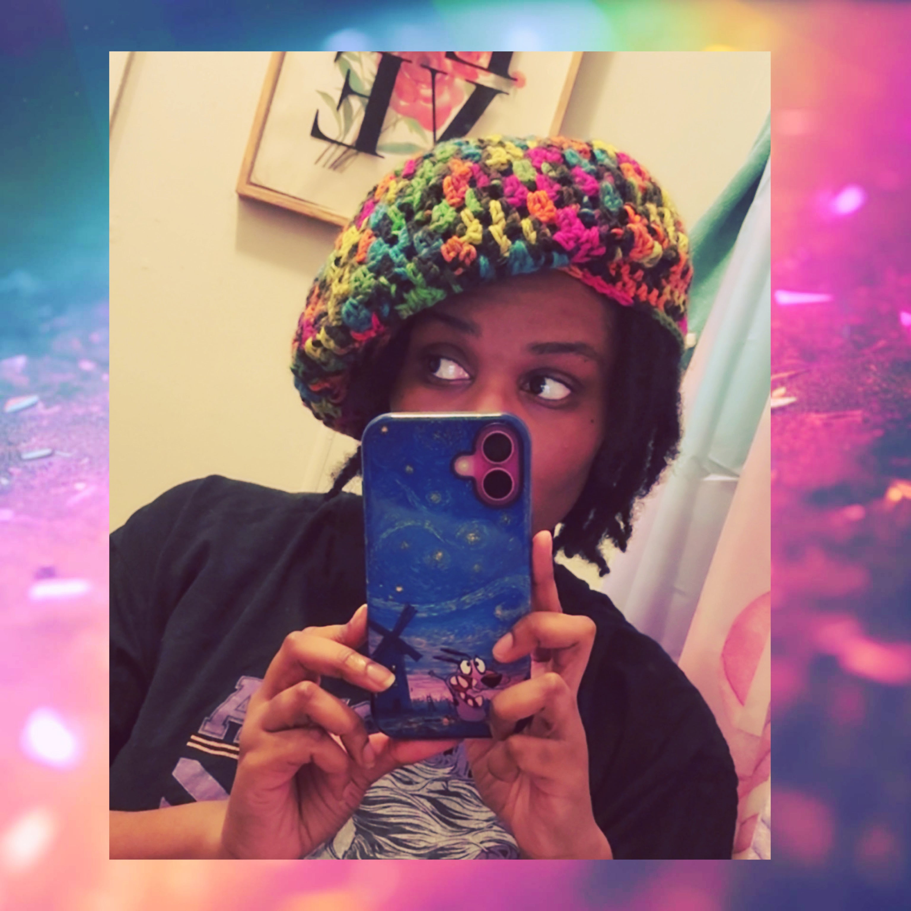 Granny Crocheted Beret