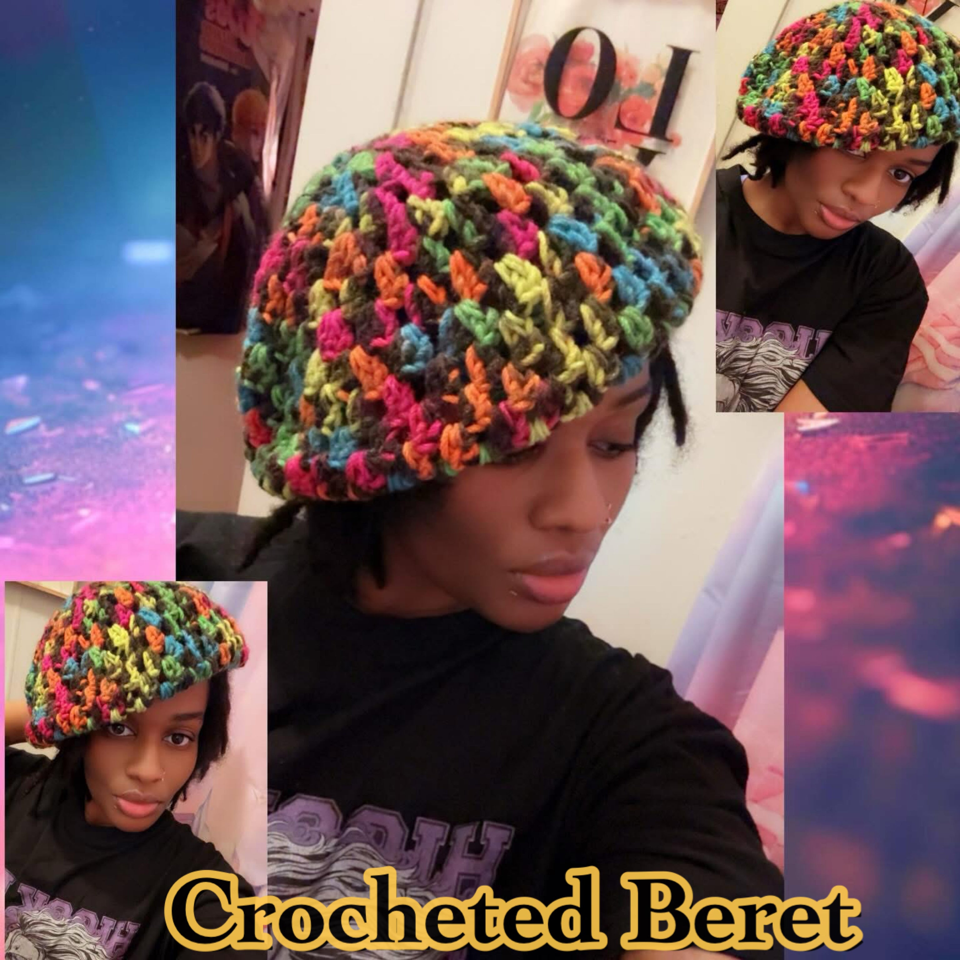Granny Crocheted Beret